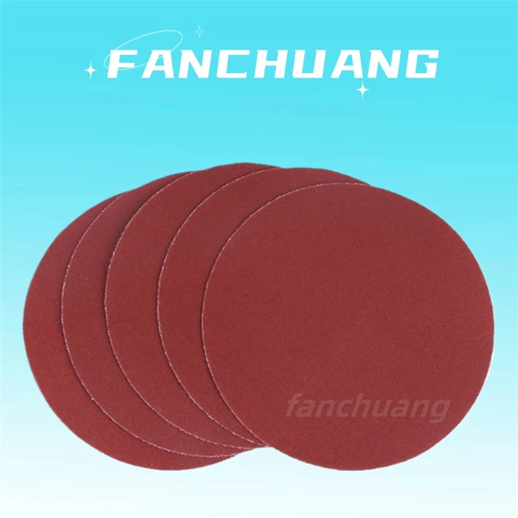 Polishing Sandpaper Disc Red Sand Sheets