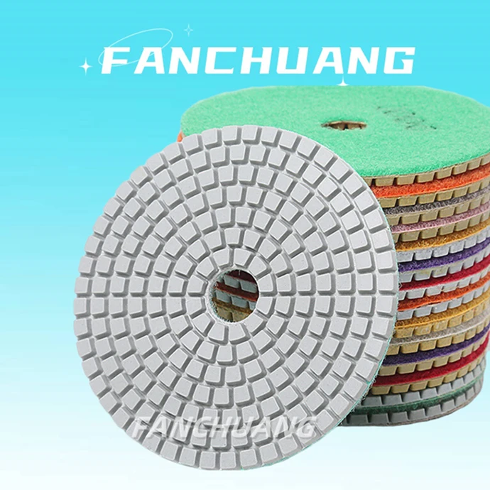Polishing Pads Diamond Grits 100mm Wet Polishing Pad