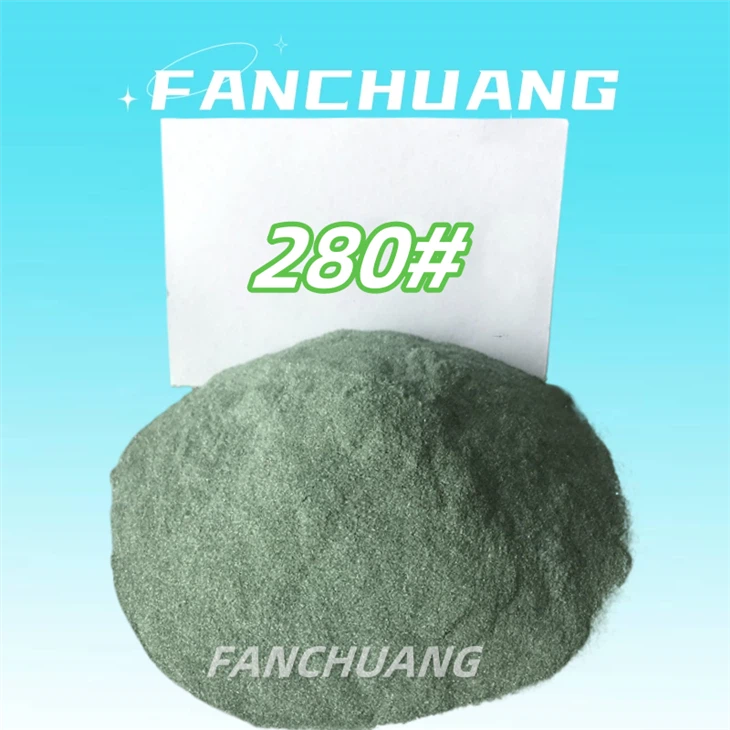 Why are silicon carbide powders black and green?