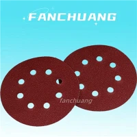 Hook And Loop Abrasive Sanding Disc For Polishing Wood,8 Holes