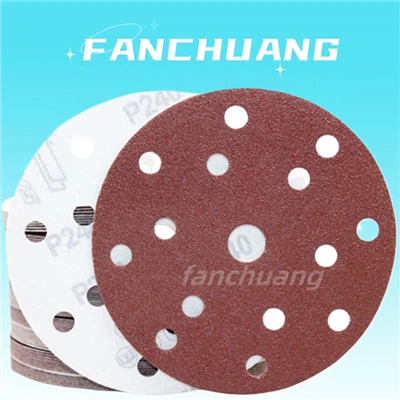 Hook And Loop Sanding Discs Sandpaper For Random Orbit Sander