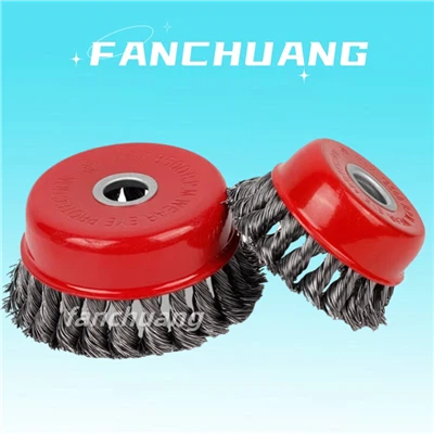 Twist Knot Wire Wheel Cup Brush Set For Angle Grinder
