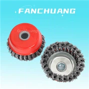 Twist Knot Wire Cup Brush Fits For Most Angle Grinder Polishing