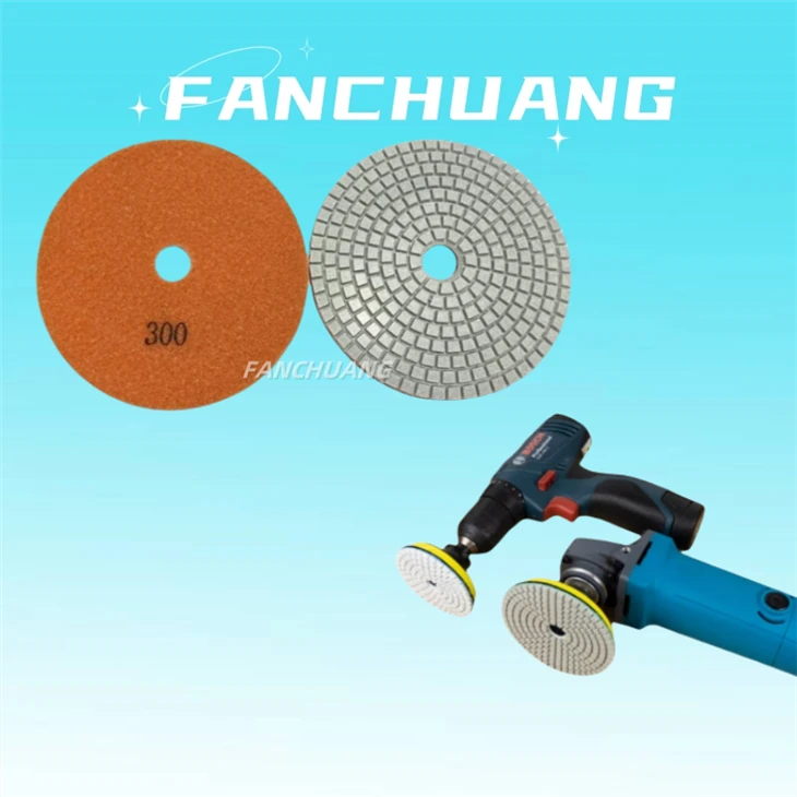 Stone Abrasive Tools Circular Diamond Wet Polishing Granite Pads