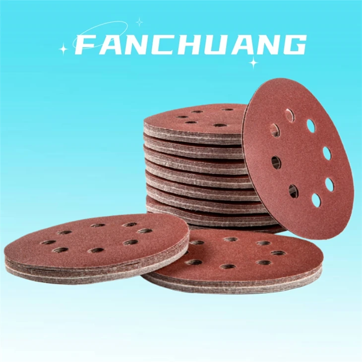 8 Holes Velcro Abrasive Sanding Disc